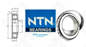 Подшипник 2007130 (32030XU) радиально-упорный роликовый конический 150-225-48 мм