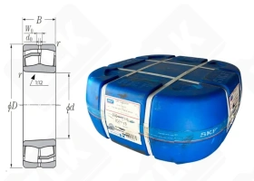 Подшипник 3153740Н (23140CCKC4W33) радиальный роликовый самоустанавливающийся 200-340-112 мм