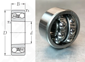 Подшипник 1502 (2202) радиальный шариковый самоустанавливающийся 15-35-14 мм