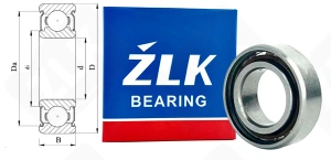 Подшипник MR128 радиальный шариковый гибридный 8-12-2,5 мм