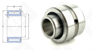 Подшипник NKI10/16 радиальный игольчатый 10-22-16 мм