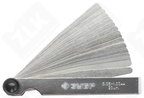 Набор автомобильных щупов 0,05 - 1,00 мм ЗУБР МАСТЕР 4325-H20_z01, 20шт.