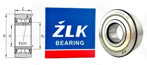 Подшипник LR5308ZZ радиально-упорный шариковый 40-100-36,5 мм