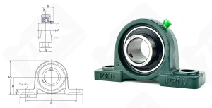 Подшипниковый узел 480207UCP (UCP207)