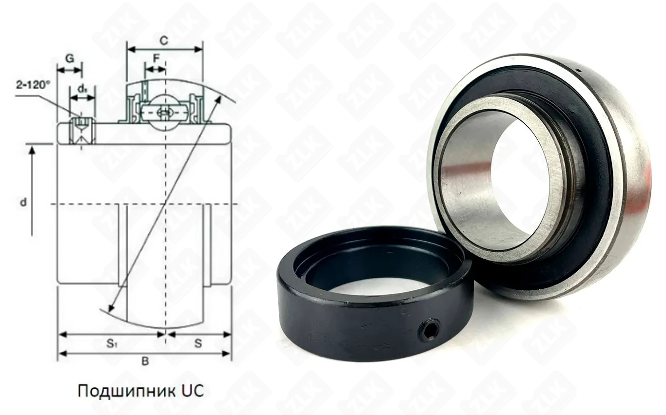 Подшипник шариковый 480209(780209) SA (SA209,GRAE45NPPB) 45×85×42 мм Craft