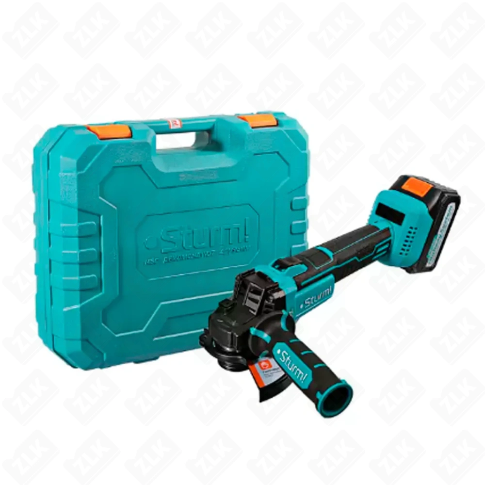 УШМ Sturm аккумуляторный б/щет 8400 об/мин кейс