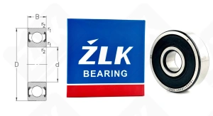 Подшипник 180301 (63012RS) радиальный шариковый 12-37-12 мм