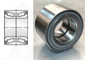 Подшипник 45KWD05 радиально-упорный роликовый 45-80-50 мм