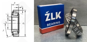 Подшипник LM613449/613410 радиально-упорный роликовый конический 69,85-112,712-22,225 мм