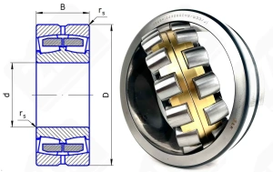 Подшипник 3626 Н (22326ACMBW33J) радиальный роликовый самоустанавливающийся 130-280-93               