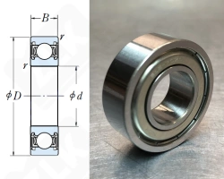 Подшипник B15-70AT1XGRZZ1C4 радиальный шариковый 15-32-11 мм