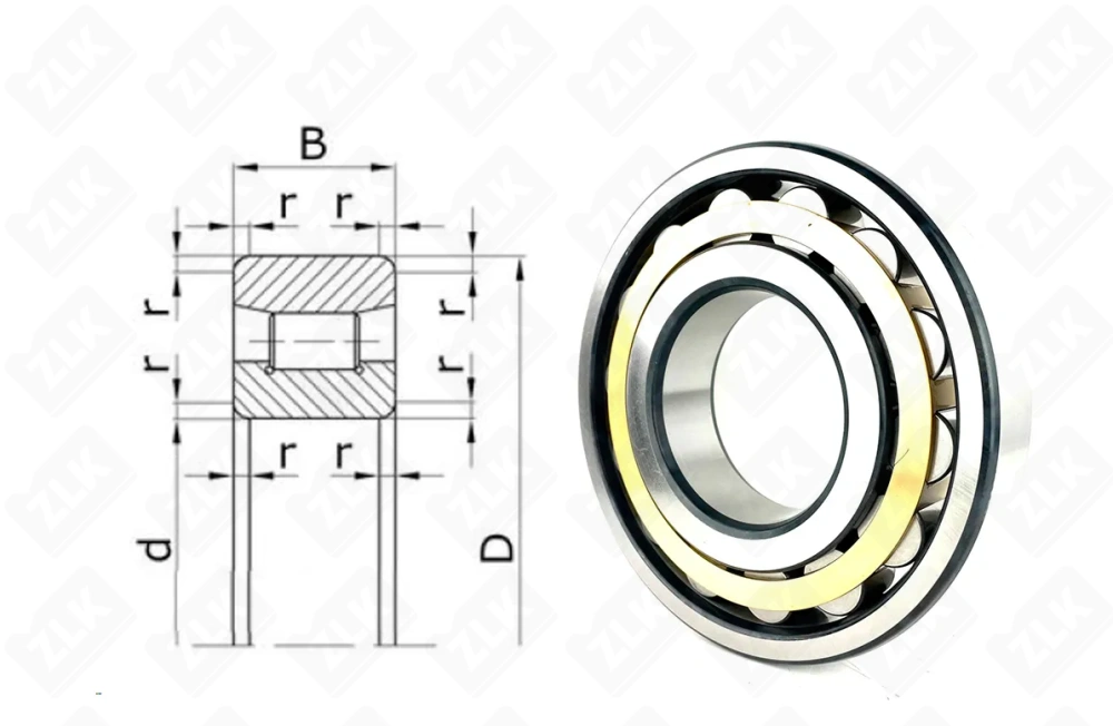 2322 Л (N322ECM) SKF