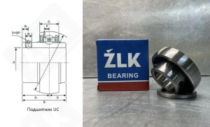 Подшипник 480207SB (SB207) шариковый 35-72-32 мм