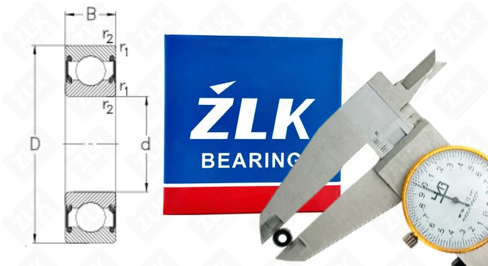 1000093 2RS (6932RS) ZLK гибридный