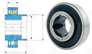 Подшипник SLE 4716S2RS шариковый 16,4-47-25 мм
