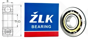 Подшипник 46416 ЛШ3 (7416ACMZ3V3) радиально-упорный шариковый 80-200-48 мм