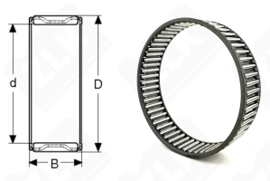 Подшипник K110x118x30 радиальный игольчатый 110-118-30 мм