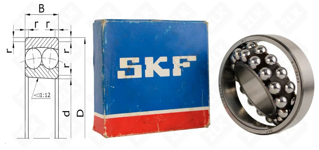 Подшипник шариковый 111512Е (2212EKTN9) 60×110×28 мм SKF оригинал