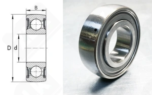 Подшипник 1580206 радиальный шариковый 30-62-18 мм