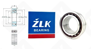 Подшипник 7015CTRDULP3 радиально-упорный шариковый 75-115-20 мм