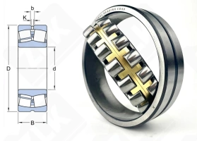 Подшипник 3519 Н (22219CAW33,22219MBW33) радиальный роликовый самоустанавливающийся 95-170-43 мм