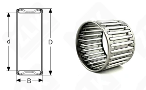 Подшипник K35*40*32,5 радиальный игольчатый 35-40-32,5 мм