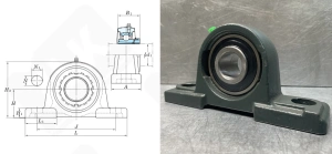 Подшипниковый узел 480210UKP (UKP210)