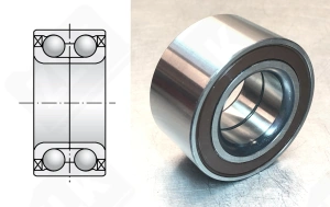Подшипник JWB3098 (633028AR) радиально-упорный шариковый 37-72-37 мм