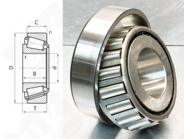 Подшипник 74525/74850 радиально-упорный роликовый конический 133.35-215.9-47.625 мм