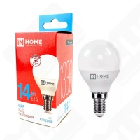 Лампа светодиодная LED-ШАР-VC 14Вт 230В E14 6500К