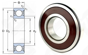 Подшипник 180313 (6313DDUCM) радиальный шариковый 65-140-33 мм
