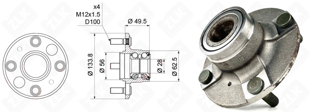 HUB065-11 (BR930115 512182 512182 DACF1116) BW
