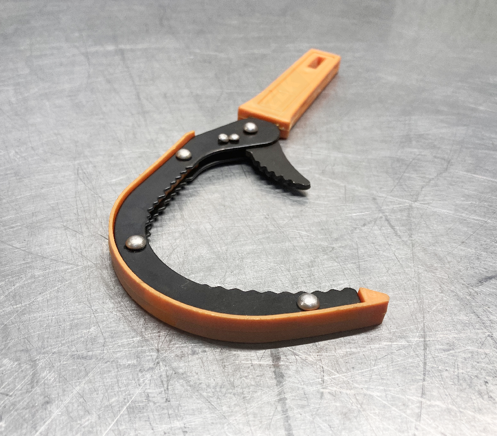 Съемник масляного фильтра серп зажим 75-100мм AIRLINE 