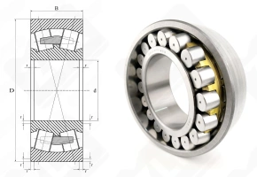Подшипник 3528 (22228CA 22228MB) радиальный роликовый самоустанавливающийся 140-250-68 мм