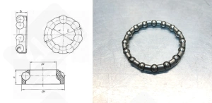 Подшипник 5/32"x16 радиальный шариковый 31-37-5 мм