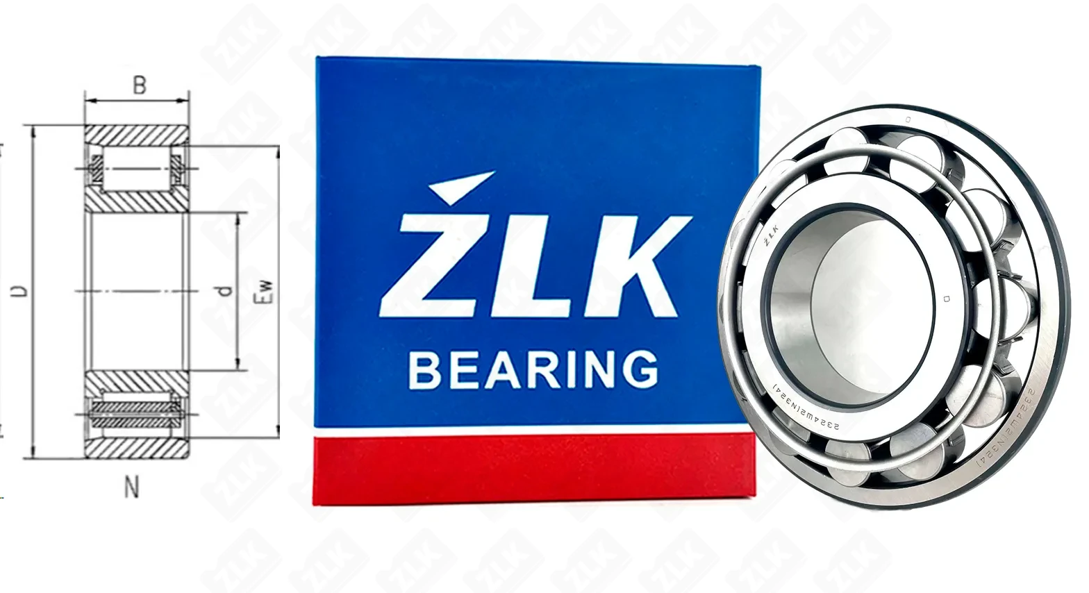 Подшипник роликовый 2324Ш2 (N324) 120×260×55 мм ZVL