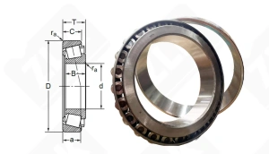 Подшипник 2007156 (32056) радиально-упорный роликовый конический 280-420-87 мм