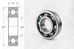 Подшипник 309 (6309) радиальный шариковый 45-100-25 мм