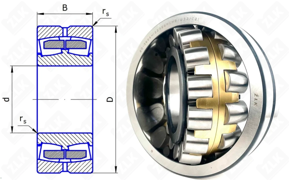 3626 Н (20) (22326ACMBC2W33) ZLK