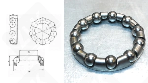 Подшипник 1/4"х11 радиальный шариковый 29-40-8 мм