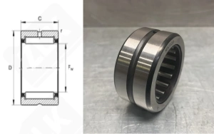 Подшипник NKS30 радиальный игольчатый 30-45-22 мм
