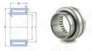 Подшипник 4074906 (NAV4906) радиальный игольчатый 30-47-17 мм