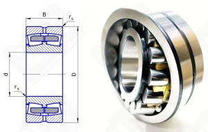 Подшипник 3636 H (22336CAW33,22336MBW33) радиальный роликовый самоустанавливающийся 180-380-126 мм