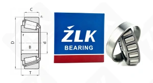 Подшипник 7207 (30207) радиально-упорный роликовый конический 35-72-18,25 мм