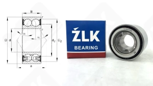 Подшипник VKBA3236K (CRI08A05 R181.10 46T080705CCS33 GRW173 713622150) радиально-упорный шариковый 38-65-52 мм