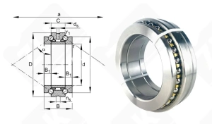 Подшипник 178816Л (2) (234416M1UP) упорный шариковый 80-125-54 мм