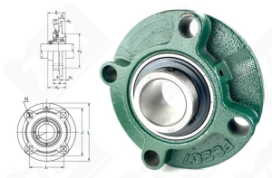 Подшипниковый узел 480207UCFC (UCFC207)