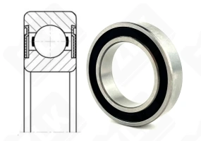 Подшипник 1000804 2RS (618042RS,68042RS) радиальный шариковый 20-32-7 мм