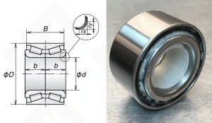 Подшипник JWB3242 (46T090804ALFT) радиально-упорный роликовый конический 43-77-38/42 мм