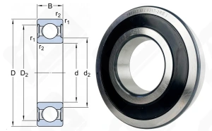 Подшипник шариковый 180317 Ш (63172RS) 85×180×41 мм